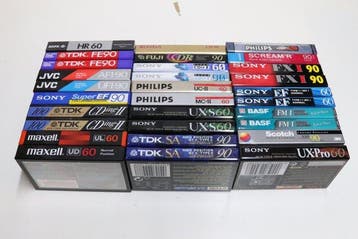 Sony, TDK, Scotch, Maxell, Philips, JVC, Fuji, BASF - UX-Pro