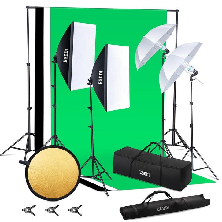 Softbox - Fotostudio - Studiolamp  - 5x85W - LED - ESDDI, TV, Hi-fi & Vidéo, Photo | Studio photo & Accessoires, Envoi
