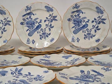 Paon Bleu - Boch Frères Keramis La Louvière 1930 - Art Deco