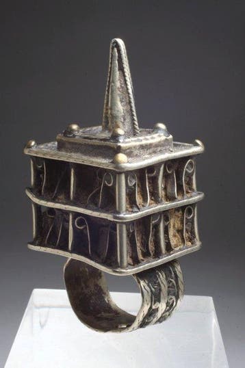 Haar ornament - Marokko - ring met vlecht
