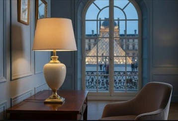 Le Dauphin - Lamp - Model Ancemont - Keramiek, Messing,