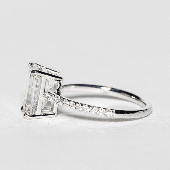 Zonder minimumprijs - Statement ring - 18 karaat Witgoud -, Bijoux, Sacs & Beauté, Bijoux anciens