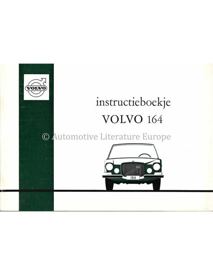 1971 VOLVO 164 INSTRUCTIEBOEKJE NEDERLANDS, Autos : Divers, Modes d'emploi & Notices d'utilisation