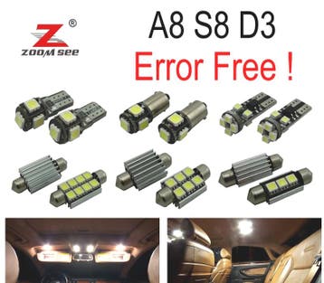 Kit 25 Ampoules Led Intérieur Pour Audi A8 S8 D3 2003-2009, Verzenden, Nieuw