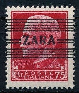 Duitse bezetting Zara 1943 - Postzegel 75 cent met, Postzegels en Munten, Postzegels | Europa | Duitsland