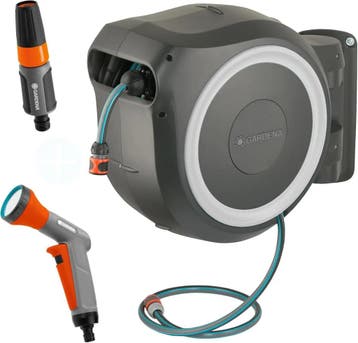 Gardena Wandslangbox RollUp XL 35 m, draaibare slangbox,..., Ophalen of Verzenden, Nieuw