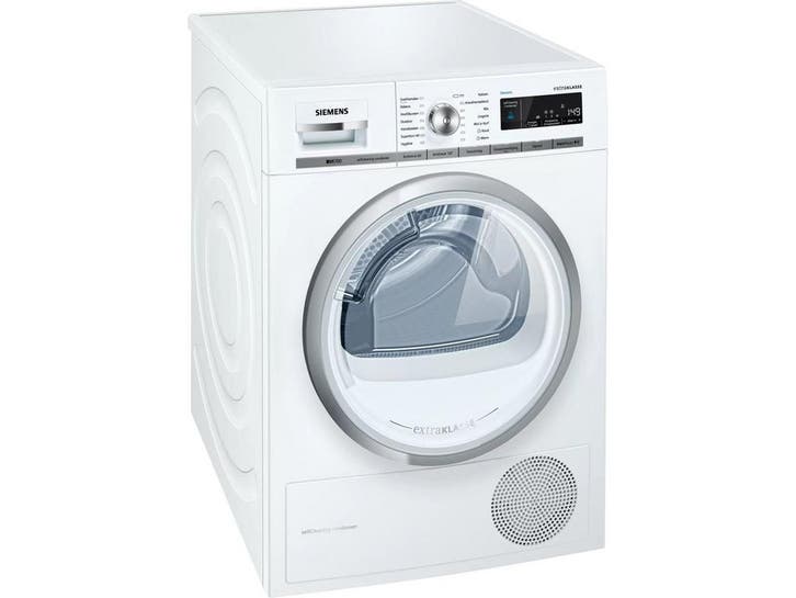 Siemens WT47W590 - Warmtepompdroger - 9 kg - A++ - Wit, Elektronische apparatuur, Droogkasten, Zo goed als nieuw, Verzenden