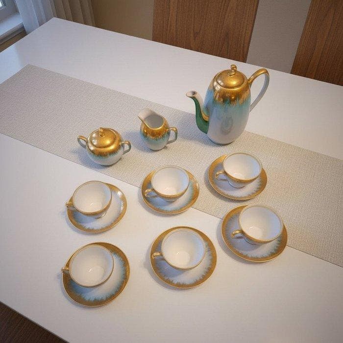 Bavaria - Bavaria - Service à café - Porcelaine - Bavière, Antiek en Kunst, Curiosa en Brocante