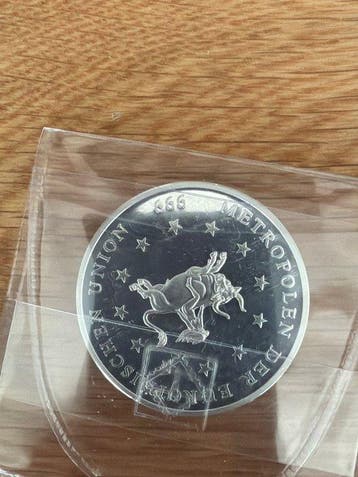Wereld. Silver medal Paris - 15g (.999) (Zonder