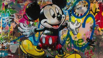 Dine Chanima - (XXL) Giant Spraypainted Mouse Legend