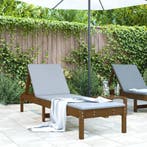 vidaXL Ligbed 199,5x60x74 cm massief grenenhout bruin, Verzenden, Nieuw