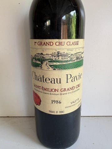 1986 Château Pavie - Saint-Émilion 1er Grand Cru Classé B -