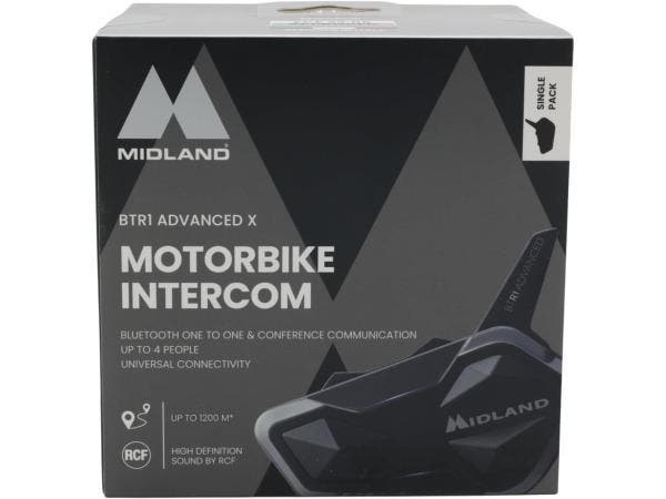 Veiling - Midland BTR1 Advanced X Intercom Single (Motor int, Motoren, Accessoires | Overige
