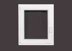 PVC raam draai kiep b70xh90 cm wit, Gevelraam of Ruit, Minder dan 80 cm, 80 tot 120 cm, Nieuw