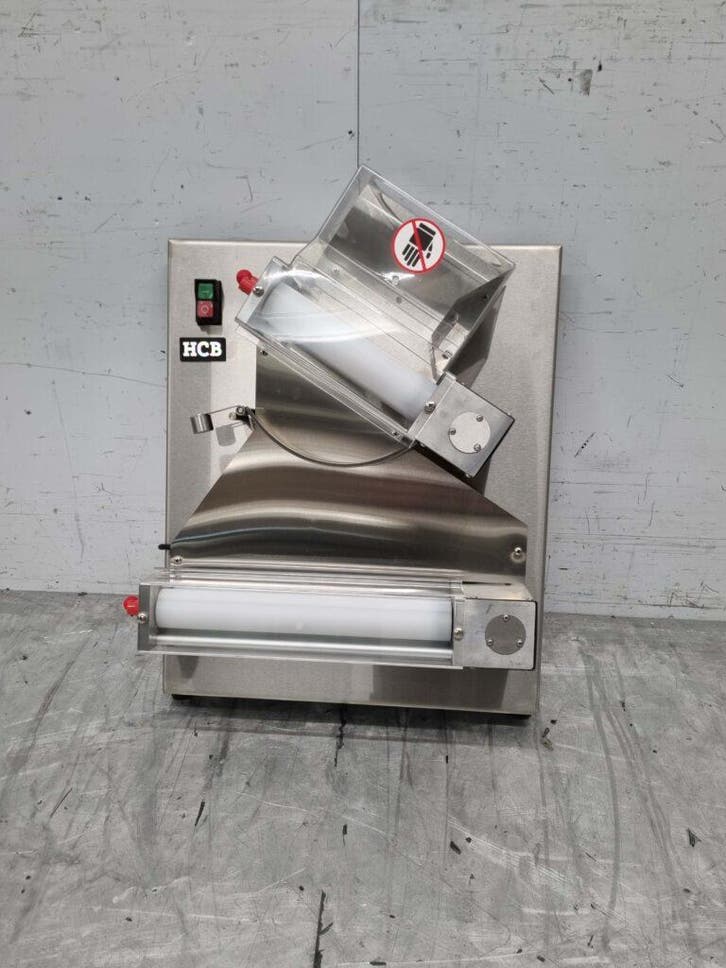 RVS Deegroller Uitrolmachine Dubbele rollen 30 cm 230V, Zakelijke goederen, Horeca | Keukenapparatuur, Ophalen of Verzenden