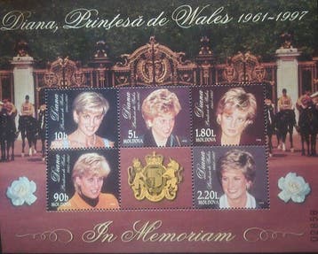 Britse Gemenebest 1961/1997 - In Memoriam Prinses Diana +, Timbres & Monnaies