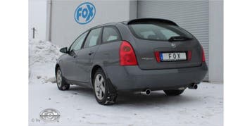 FOX Nissan Primera P12 Traveller achterdemper uitgang rechts, Verzenden