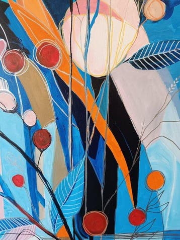 Kiri Aguilera (1982) XL 120 x 90 cm - Majestuoso Pavorreal