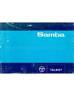 1982 TALBOT SAMBA INSTRUCTIEBOEKJE, Autos : Divers