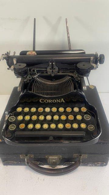 Corona 3 - Machine à écrire - 1910-1920, Antiquités & Art