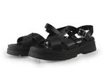 Manfield Sandalen in maat 42 Zwart, Kleding | Dames, Schoenen, Verzenden, Zwart, Sandalen of Muiltjes, Zo goed als nieuw