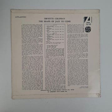 Ornette Coleman - TEST PRESSING of 1st Mono Japanese