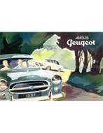 1957 PEUGEOT 403  BROCHURE NEDERLANDS, Ophalen of Verzenden