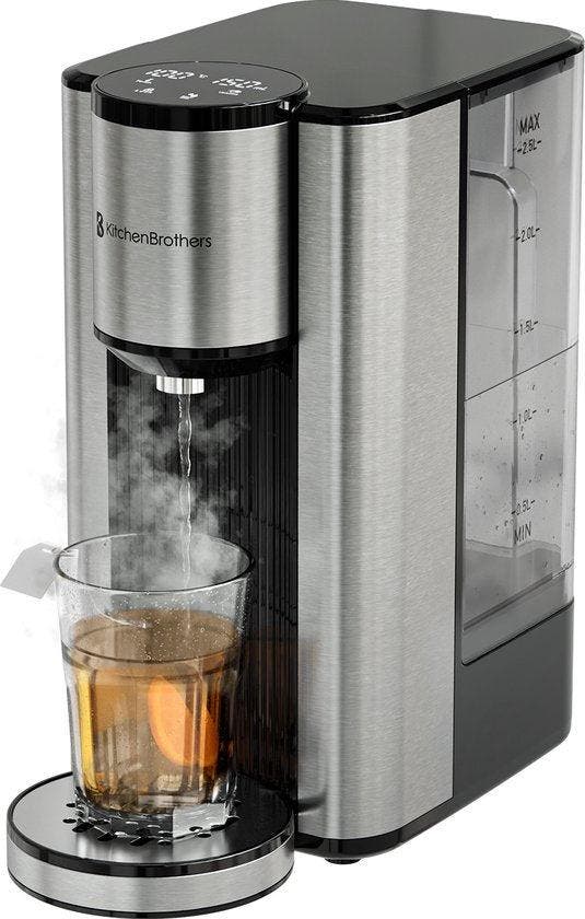 2dekans | KitchenBrothers Heetwaterdispenser - 40-100°C -, Elektronische apparatuur, Waterkokers, Ophalen of Verzenden