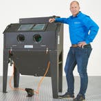 Datona Straalcabine met voordeur en afzuiging - 420 liter +, Ophalen of Verzenden