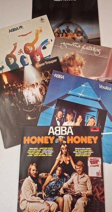 ABBA & Related - Collection of eight beautiful albums -