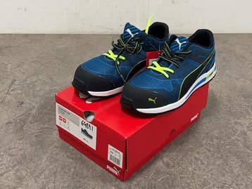 Veiling - Puma veiligheidsschoen maat 42 S1P Blaze blauw/gro