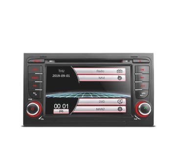 Autoradio 2Din 7  Pour Audi A4 B6B7 00-07 Usb Gps Tactil Hd, Verzenden, Nieuw