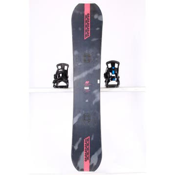 160 snowboard K2 EST. 87, p-tex topsheet, Black/red, FLAT/Ro, Verzenden