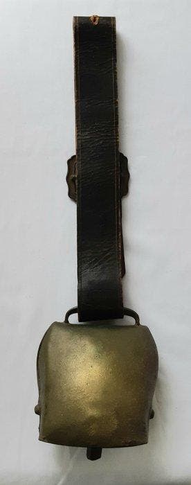 Decoratieve bel - Zwitserland - Grote Oude Koebel 57 cm., Antiek en Kunst, Curiosa en Brocante