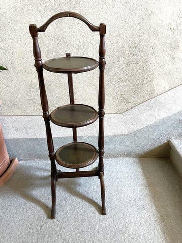Middentafel - Houten bijzettafel met meerdere planken,