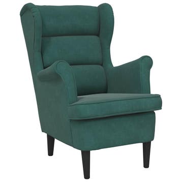 Donkergroene Fauteuil: Tweede kansje, luxe zit! OP = OP, Verzenden, 75 tot 100 cm, Zo goed als nieuw, 50 tot 75 cm