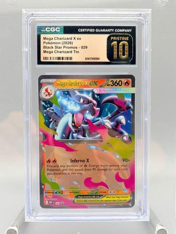 Pokémon Graded card - Mega Charizard X ex - Mega Charizard