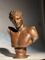 Beeld, Hermes - 15 cm - Composietcement, Antiek en Kunst