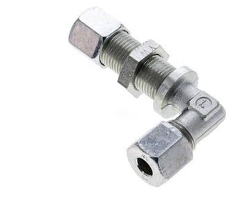 8S Acier zingué Coude de coupe Raccord de cloison 630 bar, Verzenden