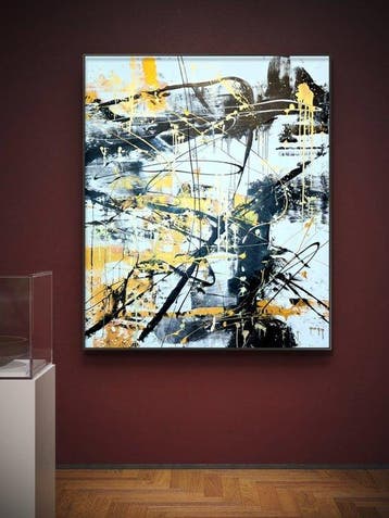 Micha Lenartowicz - Abstract Composition - XXL, Antiquités & Art