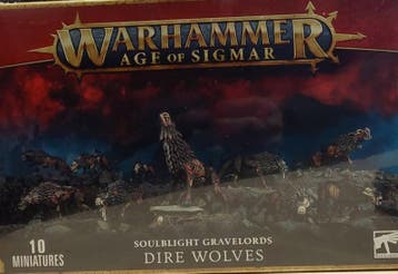 Soulblight gravelords Dire Wolves  (Warhammer Age of Sigmar, Ophalen of Verzenden, Nieuw