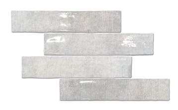 Wandtegel Lichtgrijs 5x25cm (Muurtegels, Afbouwmaterialen), Nieuw, 20 tot 40 cm, 10 m² of meer, Wandtegels