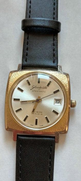 GUB GLASHUTTE spezimatic bison - serviced 2025 - gub - Sans, Handtassen en Accessoires, Horloges | Heren, Nieuw