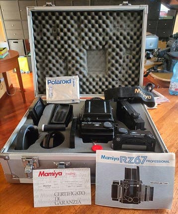 Mamiya RZ 67 Professional + Sekor 110mm + polaroid +, Audio, Tv en Foto, Nieuw