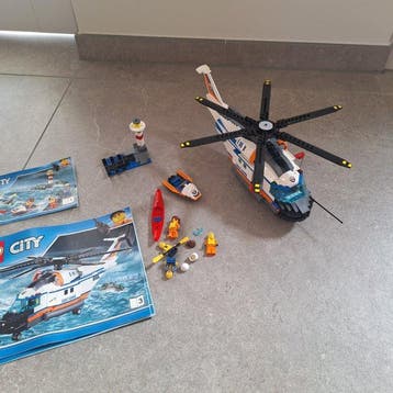Lego Set - Ville - Coast Guard helikopter, Nieuw