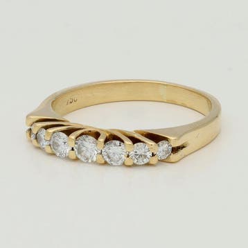 Bague - 18 carats Or jaune Diamant (Naturelle), Bijoux, Sacs & Beauté