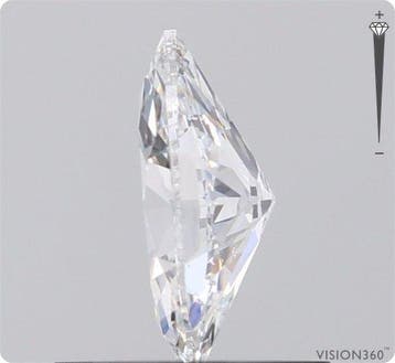 1 pcs Diamant (Natuurlijk) - 0.51 ct - Markies - E - SI1 -