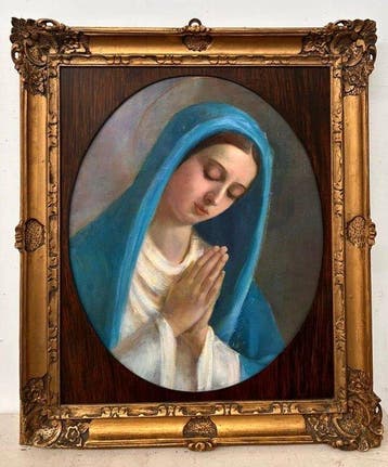 École italienne (XIX) - Vergine in preghiera - NO RESERVE