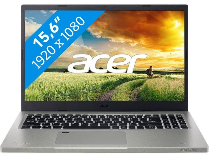 Acer Aspire Vero AV15-51-7739 - Laptop - QWERTY, Computers en Software, Windows Laptops, Zo goed als nieuw, Verzenden
