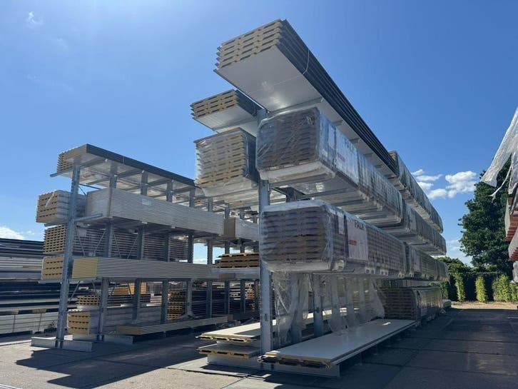 Sandwich dakpanelen 30 en 40mm | va. € 18,- p/m2, Doe-het-zelf en Bouw, Platen en Panelen, Nieuw, 20 tot 50 mm, Overige materialen